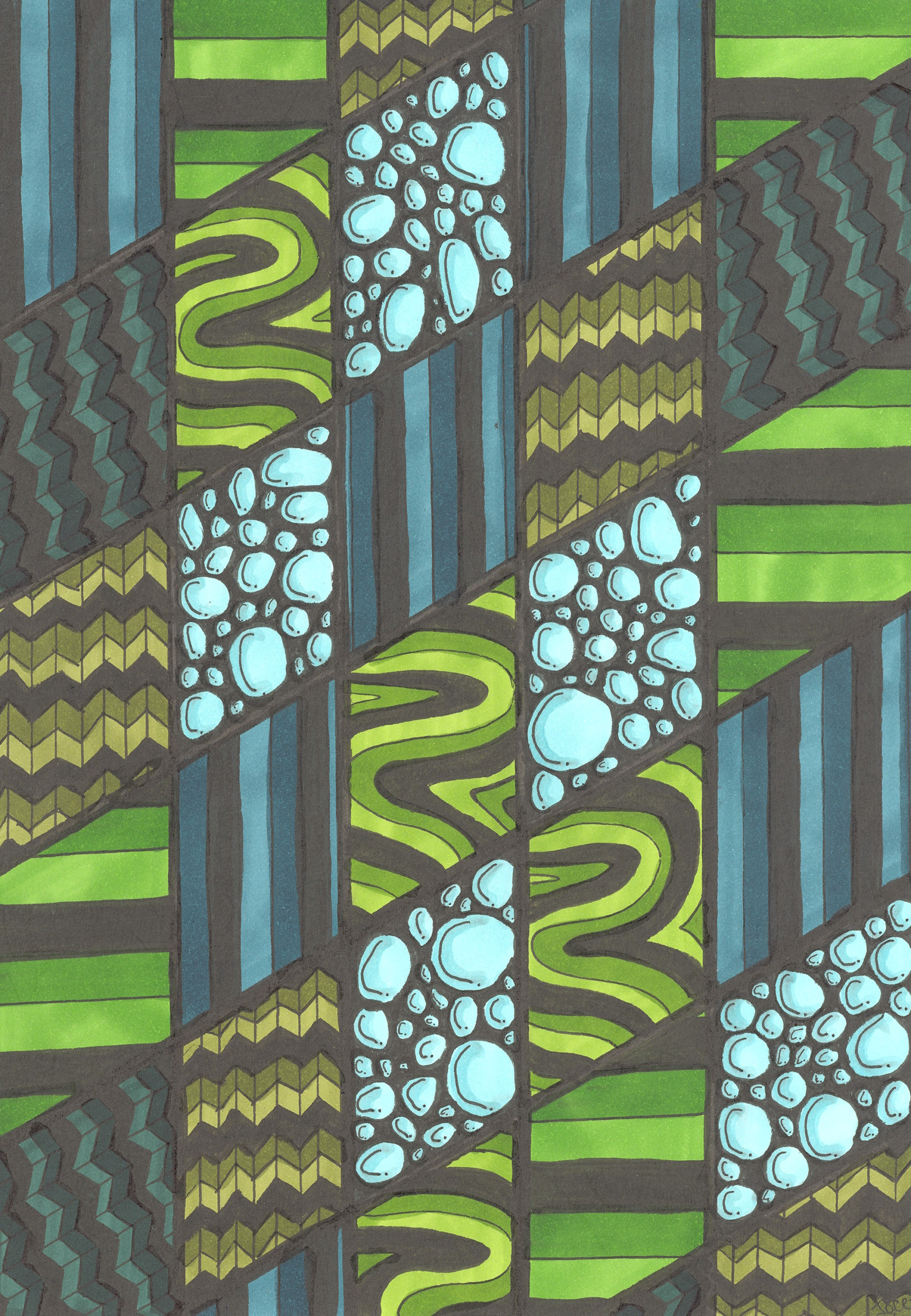 Water Stone Weave (Original)