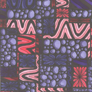 Rhythm in Pink & Plum (Original)