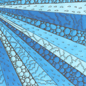 Rain-Swept Skyburst (Original)