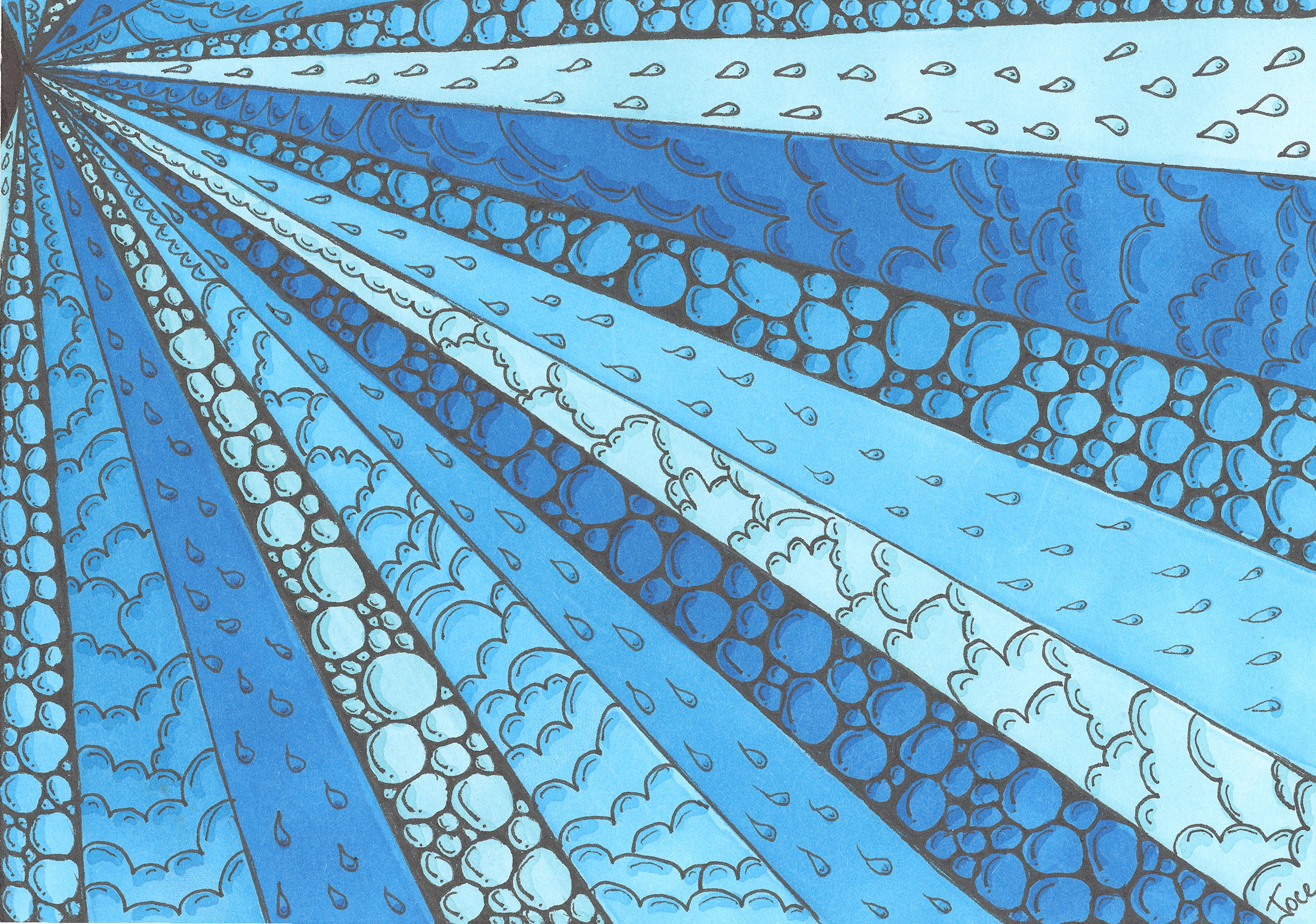 Cool Tones, Bold Forms: The Art of Blue