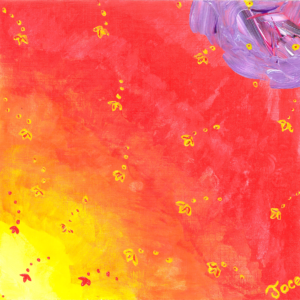 Flying Flowers of Fire (Original)