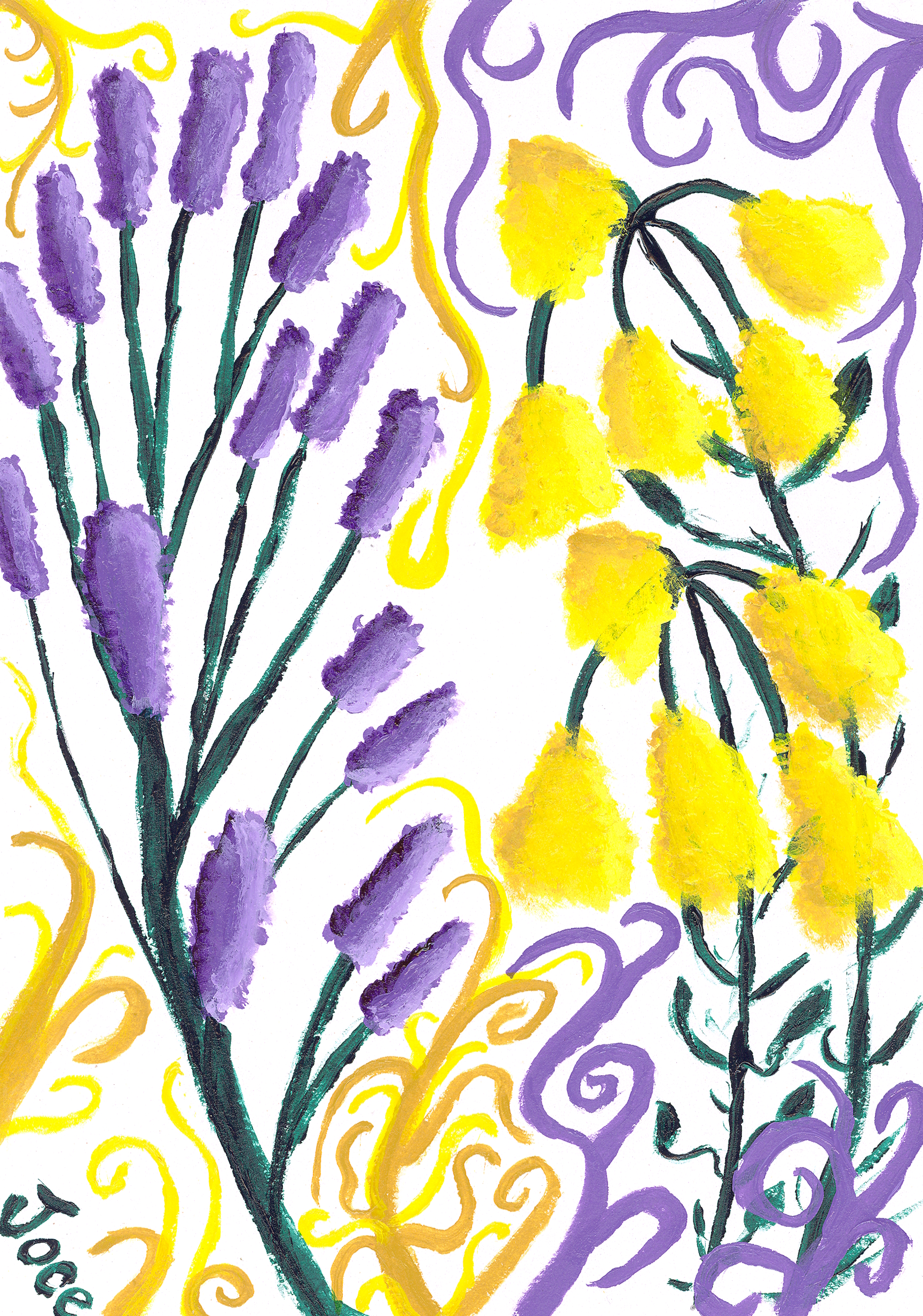 Purple & Gold: The memory of a landscape, bathed in energy and bloom (Part 2)