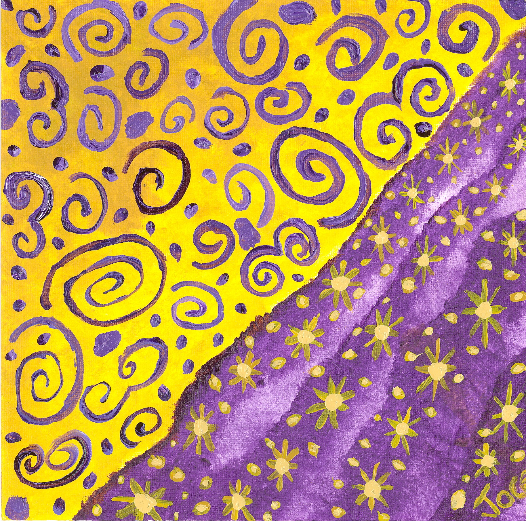 Purple & Gold: The memory of a landscape, bathed in energy and bloom (Part 1)