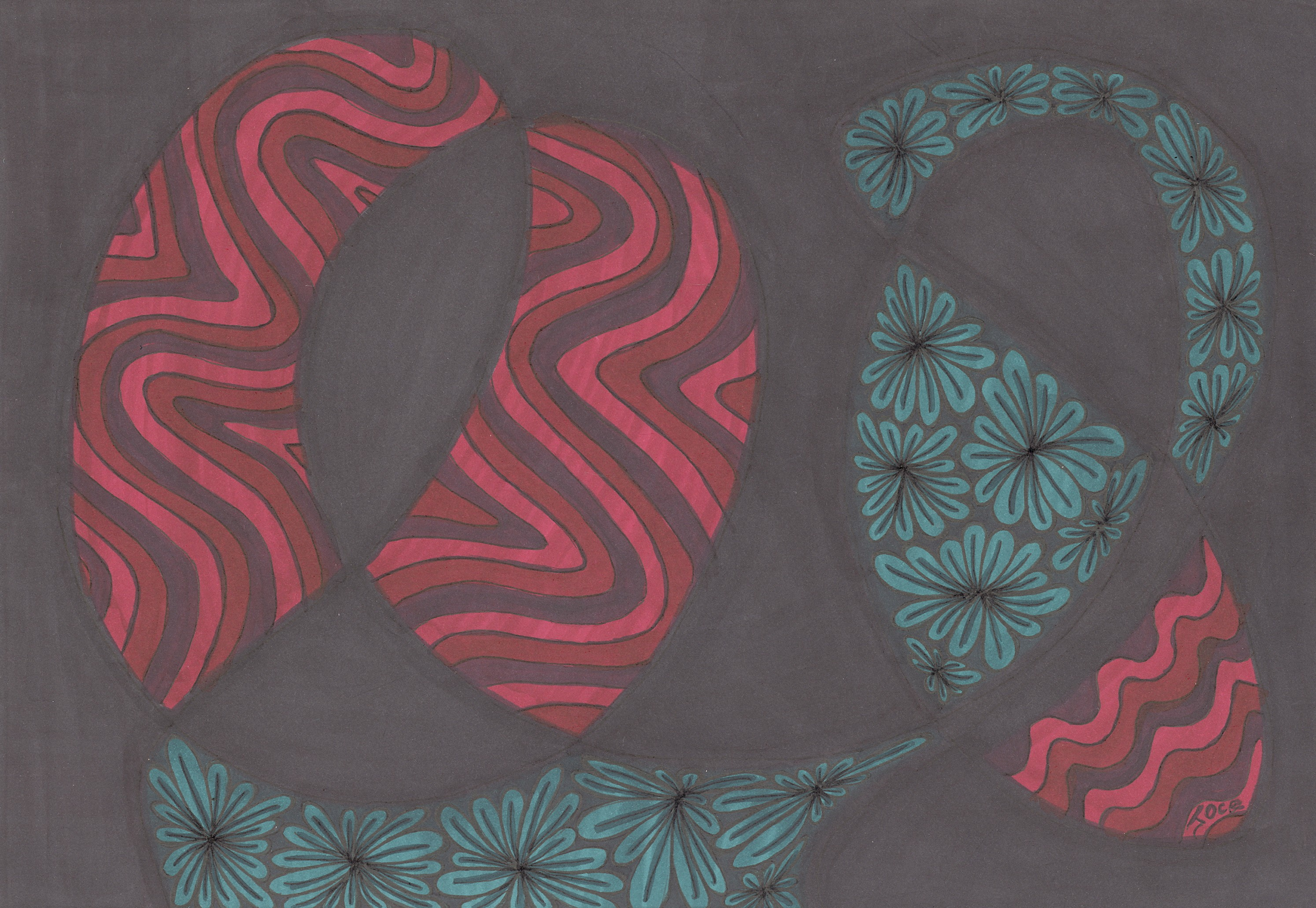 Where Shadows Bloom: A mysterious canvas, painted in quiet hues