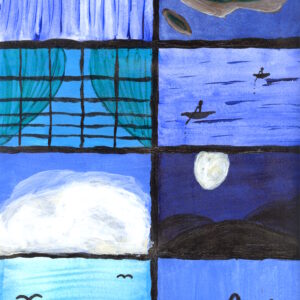 A Day's Reflection from the Window (Original)