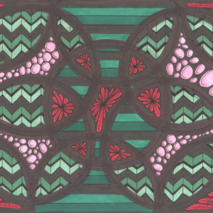 Stained Glass of the Winter Solstice (Original)