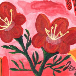 Twin Golden Stamens (Original)