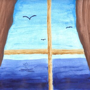 Whale Song Beyond the Pane (Original)