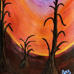 Dying Light on the Blasted Land (Original)