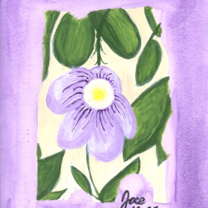 Framed in Violet (Original)