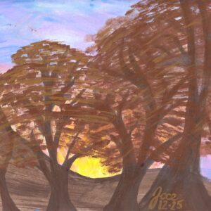 Golden Hour Grove (Original)